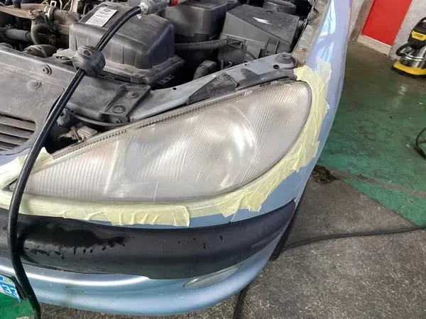 peugeot 206 renovation optique phare (1)